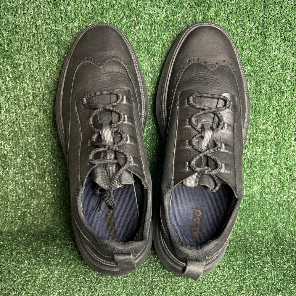 Cole Haan‎ Zerogrand WFA Wingtip Leather Oxford Dress Sneaker Black Mens Sz 11.5